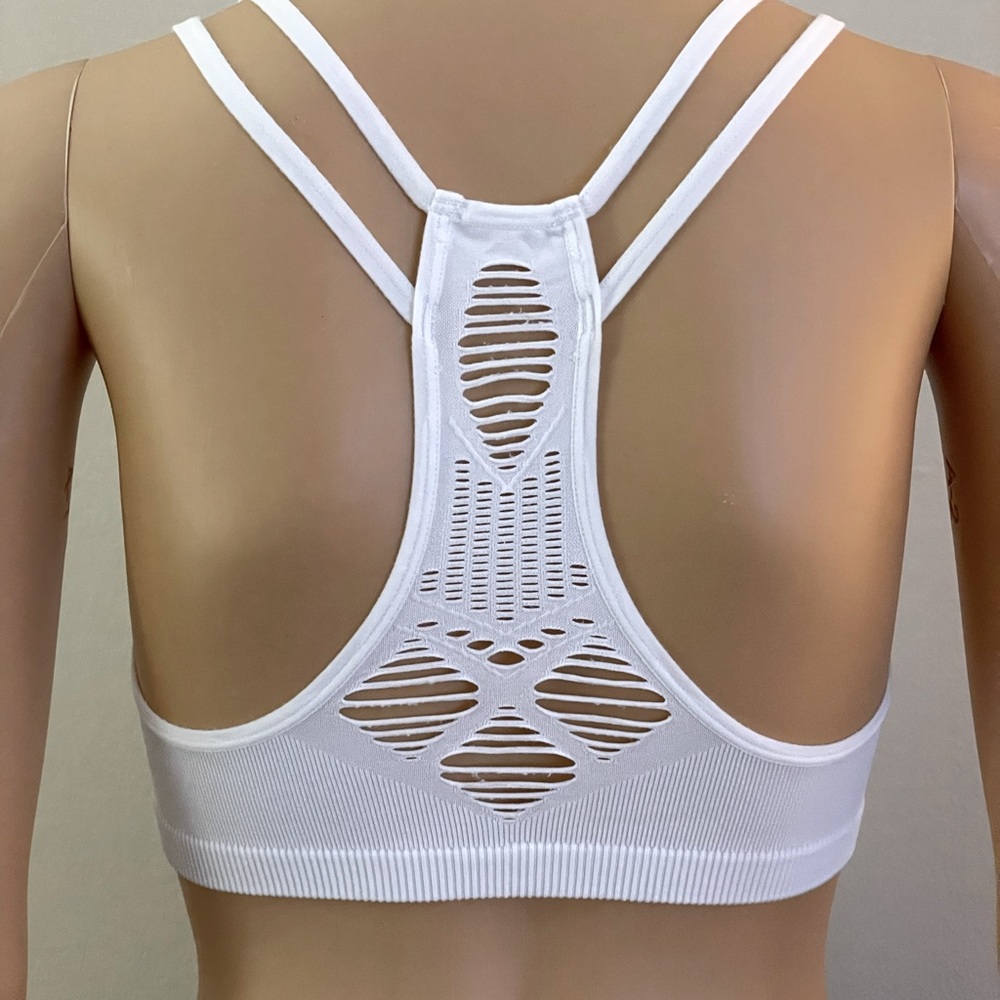White Cutout Bralette